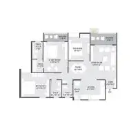 Tathawade Yana 4 BHK Floor Plan Image