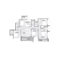 Tathawade Yana 4 BHK Floor Plan Image